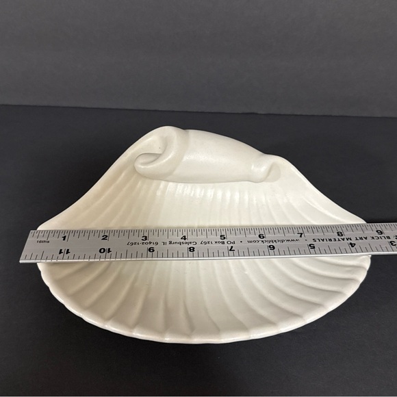 Vintage Royal Haeger Cream Shell Dish 144 Made In USA MCM - Picture 11 of 14
